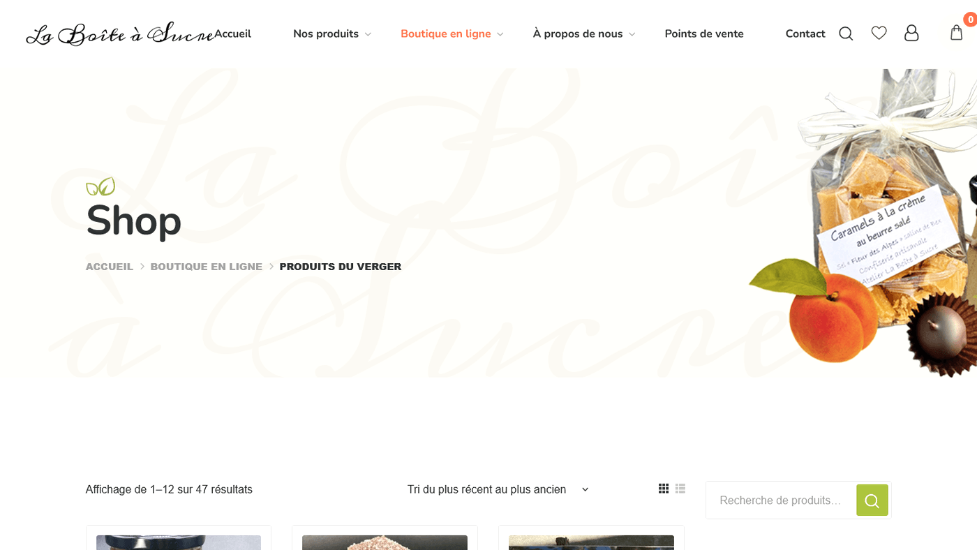 Aperçu du projet Atelier La Boîte à Sucre