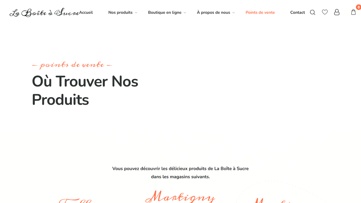 Aperçu du projet Atelier La Boîte à Sucre