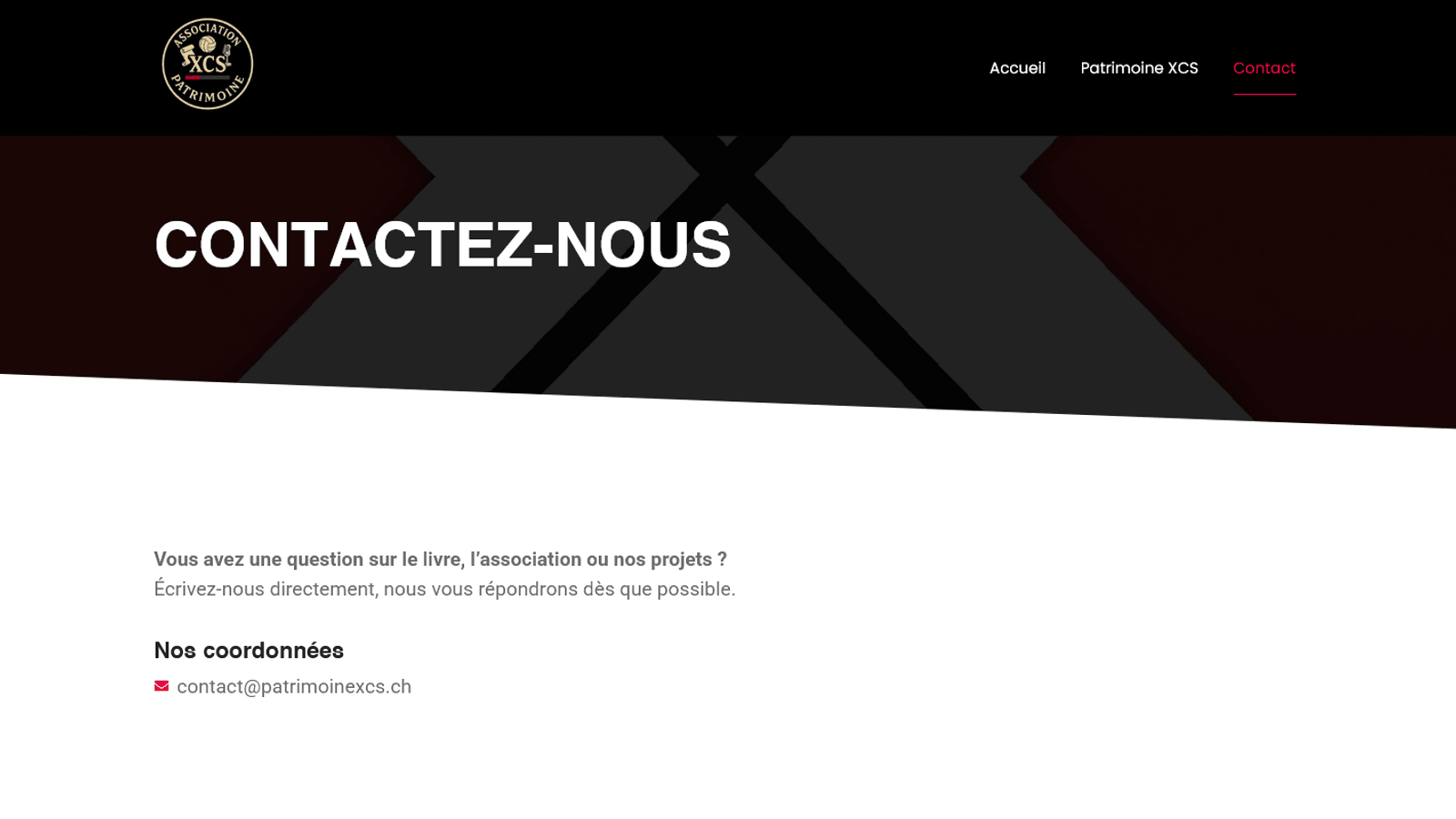 Aperçu du projet Patrimoine XCS
