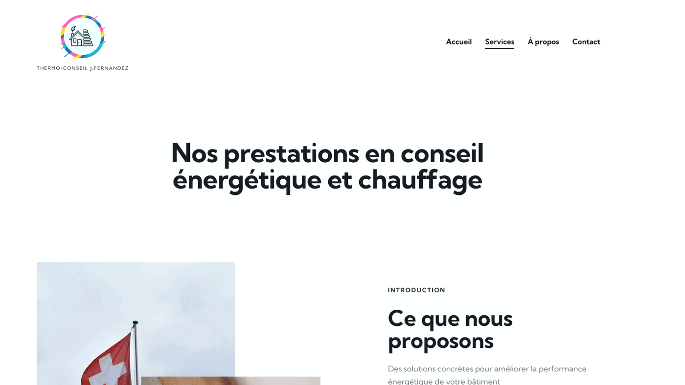 Aperçu du projet Thermo Conseil