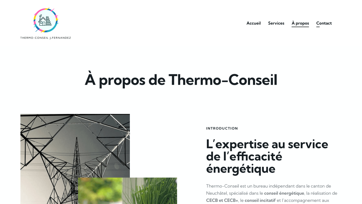 Aperçu du projet Thermo Conseil