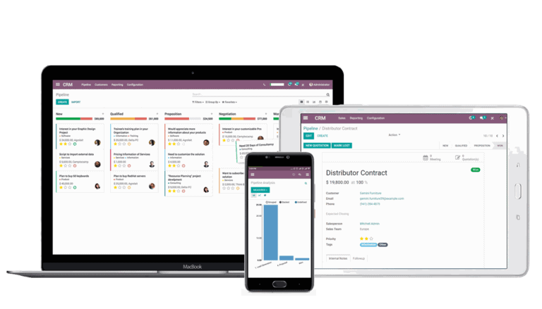 Odoo: CRM, ERP